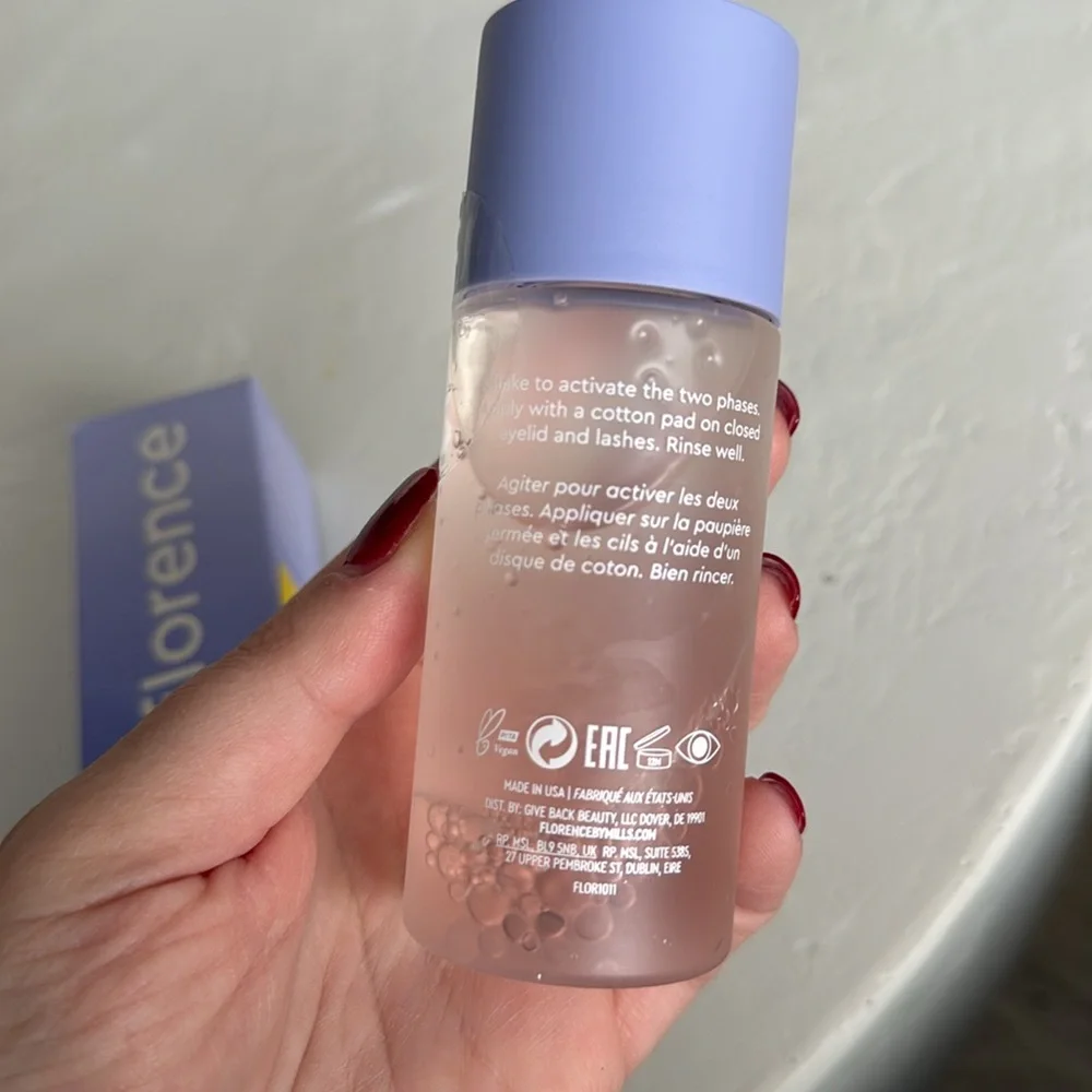 NEW- Florence by Mills See Ya Later! Bi Phase Eye Makeup Remover